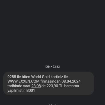 Exxen Kredi Kartımdan İzinsiz Çekim