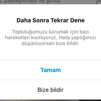 Instagram Reels Uyarısı