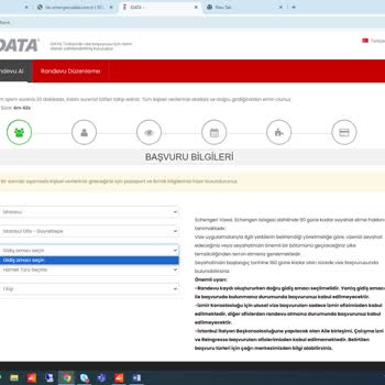 iData İtalya Vize Sistem Sorunu