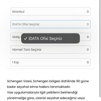 iData İtalya Vize Sistem Sorunu