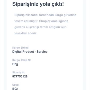 B&G Store 18 Gündür Kargo Bekliyorum. Gönderin Artık