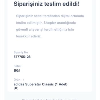 B&G Store 18 Gündür Kargo Bekliyorum. Gönderin Artık