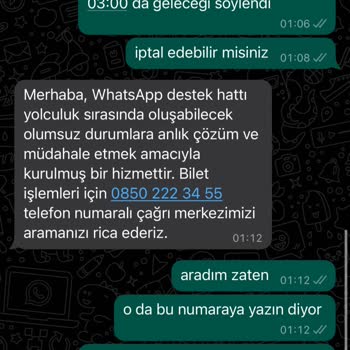 Metro Turizm Ankara-Kayseri Otobüs Rötarı Ve İptal İşlemleri Sorunu