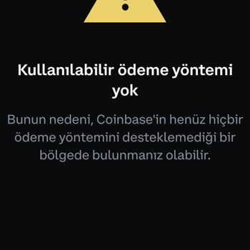 Coinbase Kurulum Ve Ödeme Yöntemi Ekleme Sorunu!