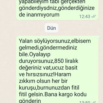 Stil Cihangir Butik Ödenen Ücret Karşılığında Ürün Gönderimi Yapılmaması Şikayeti