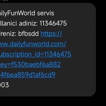 Vizyon Elektronik Para Faturama Eklenen İzinsiz 189₺'lik Dailyfunworld Ücreti