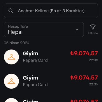 Papara Hesabımdan Kayıp: 27.000 TL!