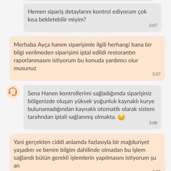 Trendyol GO Yemek Müşteri Tems.