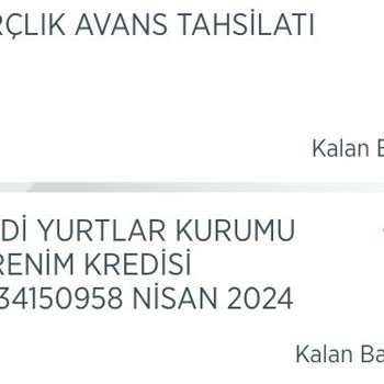 Ziraat Bankası Ziraat Bankkart Genç Harçlık Avans Tahsilatı