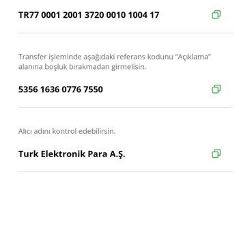 Param Turk Elektronik Para A. Ş. Hopipay Geri Dönüş Sağlamasını İstiyorum