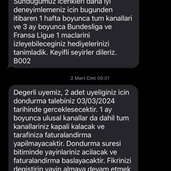Digiturk Hizmet Kusuru Ve İletişim Problemleri