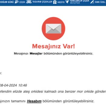 ÇiçekSepeti Renk Farkıyla Gelen Sürpriz Orkide Hayal Kırıklığı