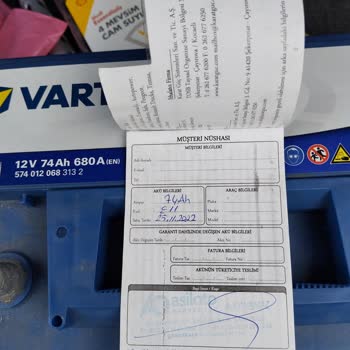 Akü Değişim Ve İade Yapmıyorlar... Varta Nın İlgisizliği.