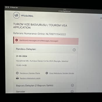 VFS Global Hollanda Randevu İptali Ücret İadesi İstiyorum?