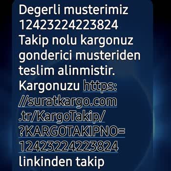 Sürat Kargo Ankara Pursaklar Şb... Den Asla Teslim Edilmeyen Kargo