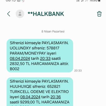 MoneyPay MNG Kargo Ödeme Hatası Ve Yüksek Tutar Çekilmesi