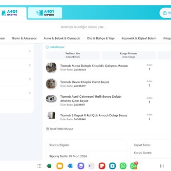 A-101 Markası Ürünümü 30 Gündür Teslim Etmiyor.