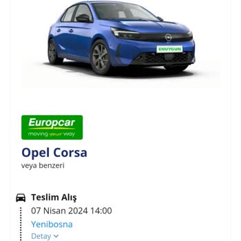 Europcar Yenibosna Şubesi Sorun Yaşama
