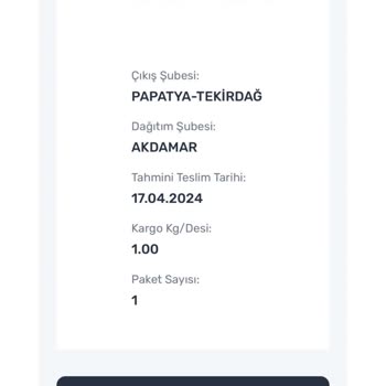 Teslim Edilemeyen Aras Kargo Siparişi