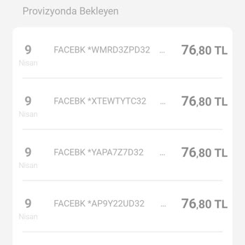 VakıfBank Bilgim Dışında Yapılan İşlemler