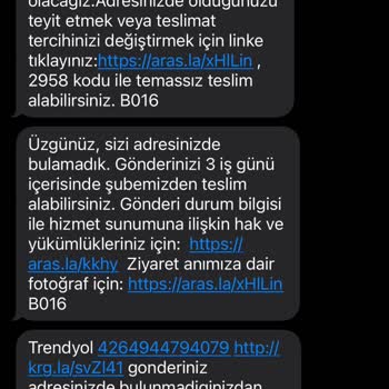 Aras Kargo Evde Bulunamamanız Yalanları 🤬🤬🤬