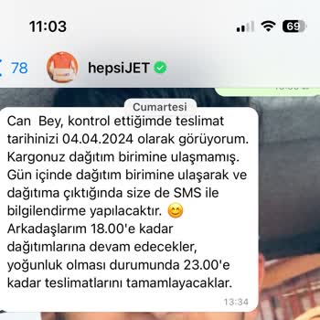 hepsiJET Kargo Sorunları Ve İletişim Eksikliği