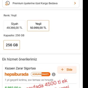 Hepsiburada "Eskiyi Yenile-Ek Ödeme" Ödeme Yapılmaması