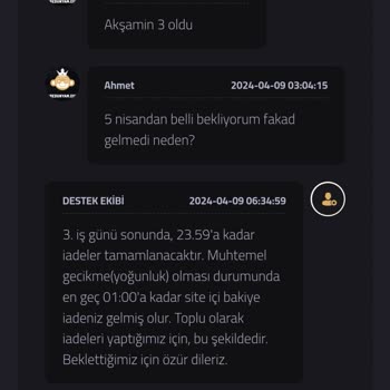 Predunyam Aradan 4 Gün Geçmesine Rağmen Site İçi Bakiyemi Vermedi