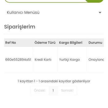 Rüzgar Botanik Sipariş Gönderilmemesi Aranıp Ulaşılamama