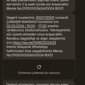 Vestel Çamaşır Makinesi, Sesli Ve Banyoda Yürüyor. Fabrika Duyarsız