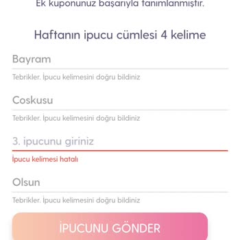 Turkcell Bizce İpucu Sorunu