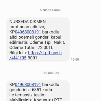 Sorumsuz PTT Kargo Getirmeyip Evde Yok Diyor