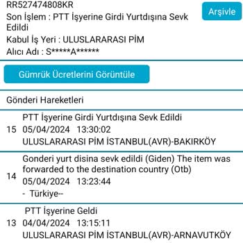 PTT Kargo PTT Pkim Gaziantep