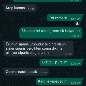 Elfida Moda Ürün Gönderilmedi Ve Mesajlara Geri Dönüş Alamıyoruz