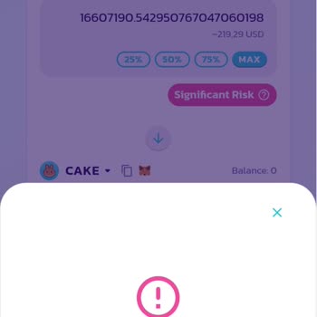 PancakeSwap İle Sorun Yaşama