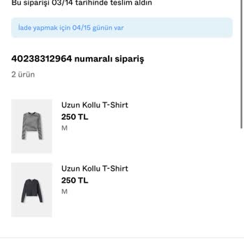 Bershka Ücret İademi Yapmıyor