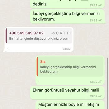 Scatti İade Yapacaklarını Söylediler Cevap Vermiyorlar