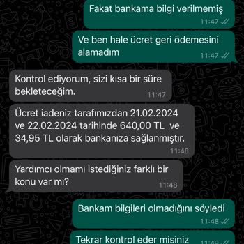 Halkbank Para İademi Yapmıyor