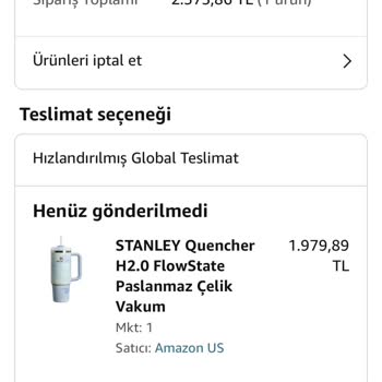 Amazon Uygulaması Bekletip Ürünü İptal Ediyor