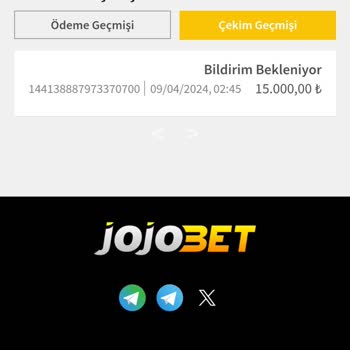 Jojobet Hesap Bloke Edildi Ve Para Çekilmiyor.