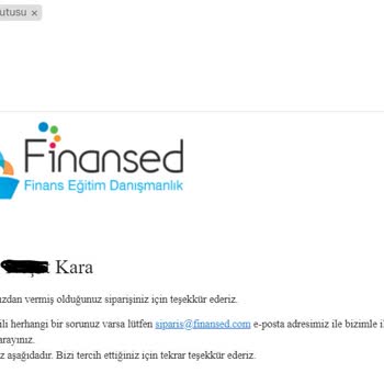 Finansed.com Online Eğitim Platformunda Yaşanan Müşteri Hizmetleri Sorunu