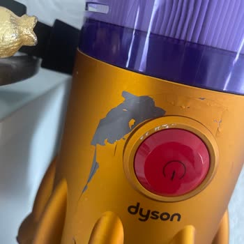Dyson V10 Lüfter Risse im Motorteil und Farbabblätterung, Anfrage für Lösungen oder Rückerstattung