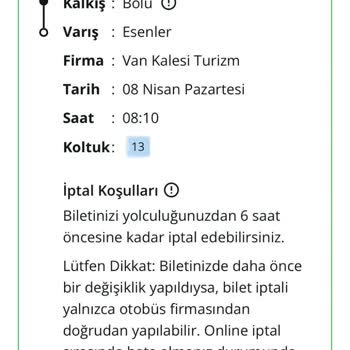 Van Kalesi Turizm Van Kalesi 08.10'a Bilet Satıp Aracın 12'de Gelmesi