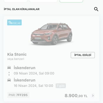 Enuygun.com Aracın Tüm Şartlarını Karşıladığım Halde Pahalı Vermek İçin Vermediler