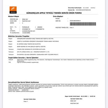 Apple Yeni İphone'um Sürekli Serviste!
