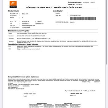 Apple Yeni İphone'um Sürekli Serviste!