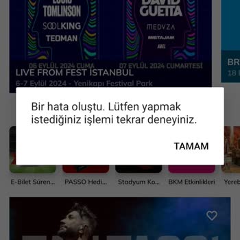 Passolig Mobil Uygulamaya Giriş Yapamıyorum.