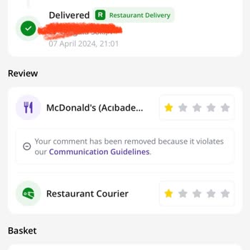 Getir Yemek Uygulamasının Para Ve Hak İhlali