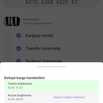 Teslim Edilmeyen Kargo Hepsijet