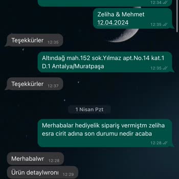 HS Tasarım Organizasyon Nişan Hediyeliği Mağduriyeti Ve İade Talebi